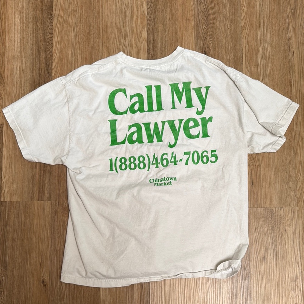Vintage White Short Sleeve Tee with Crew Neck